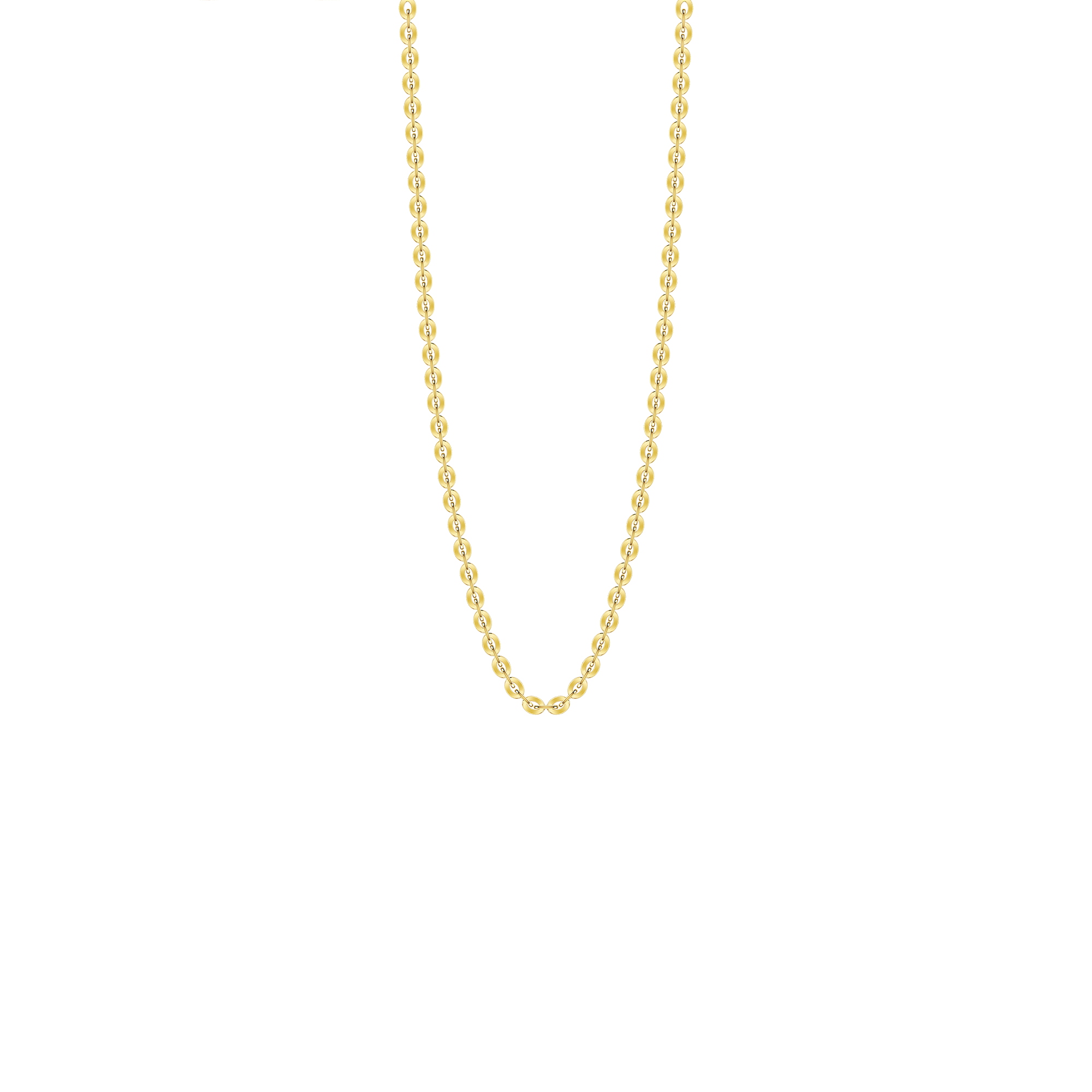 ID Fine Hammered Necklace